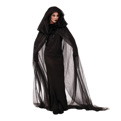 LIFKOME Cosplay Damen Halloween Kostüme Gruselige Kostüm Erwachsene Hexenkleid Größe Xxl von LIFKOME