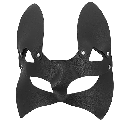 LIFKOME Fuchsmaske Aus Tiere Masken Party- Fuchsmasken Dekorative Masken Maskerade Cosplay-masken Cosplay-halloween-masken Halloween-maskerade- Halbe Maskerade Black von LIFKOME