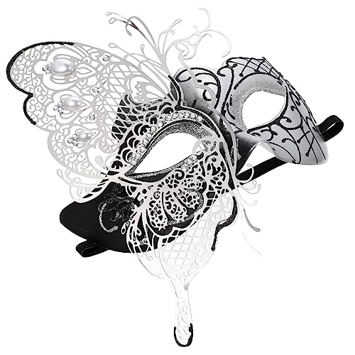 LIFKOME Venezianische Halbmaske Aus Für Damen Glitzernde Maske Für Maskenball Karneval Und Halloween Elegantes Party Accessoire Mit Strasssteinen von LIFKOME