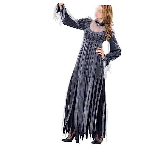 LIFKOME Cosplay Halloween Kostüm Damen Gothic Brautkleid Umhang Elegant Für Kostümpartys Maskenbälle Und Veranstaltungen von LIFKOME