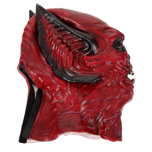 LIFKOME Halloween-fledermaushaube Gruselige Gesichtsmaske Masken Für Halloween Gruselige Monstermaske Halloween-dämonenmaske Geistermasken Vollkopfmaske Streichmasken Halloween-maske Rp von LIFKOME