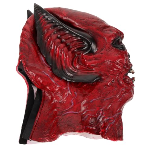 LIFKOME Halloween-fledermaushaube Halloween-gruselmasken Gruseliges Halloween Gruselige Gesichtsmaske Halloween-requisite Halloween-teufelsmaske Gruselige Cosplay-maske Für Halloween Rp von LIFKOME