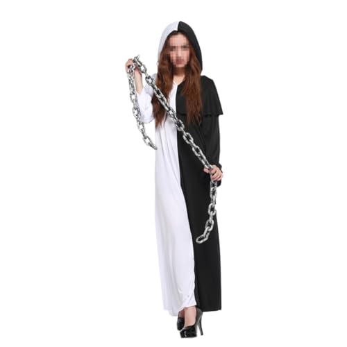 LIFKOME Hexen-Coaplay Halloween umhang Halloween Costume fasnachtskostüme Vampire Costume karnevalskleidung Vampir-Kostüm Hexenmantel mit Kapuze Halloweenkostüm Hexenumhang Hexenkostüm von LIFKOME