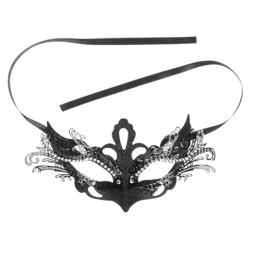 LIFKOME Iron Ball-Maske halloween masken halloweenmaske eye mask lustige masken hallowen masks Halloween-Requisiten Partymasken für Frauen Festivalmaske Maskerade-Party-Maske Eisen Black von LIFKOME