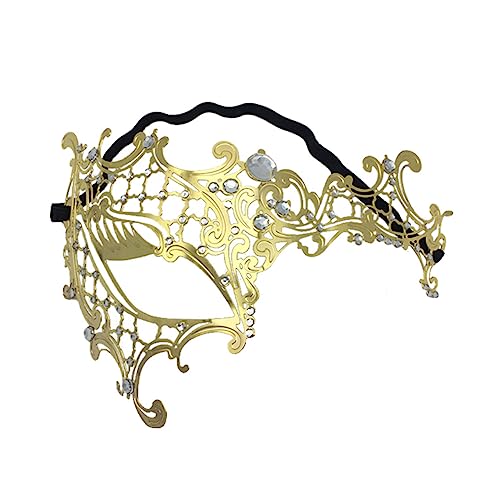 LIFKOME Karnevalsmaske halloween masken halloweenmaske venezianischer masken masken venezianische Augenmaske Maskerade-Maske venezianische Maskerade Maske Maskenball Masken Golden von LIFKOME