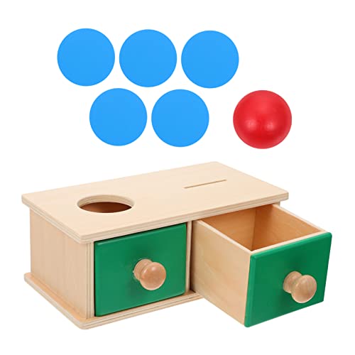 LIFKOME Lernspielzeug Für Augen Hand Koordinationsspielzeug Aus Holz Montessori Mit Rundem Zielkasten Für Frühkindliche Kognitives Für Ab Jahren von LIFKOME