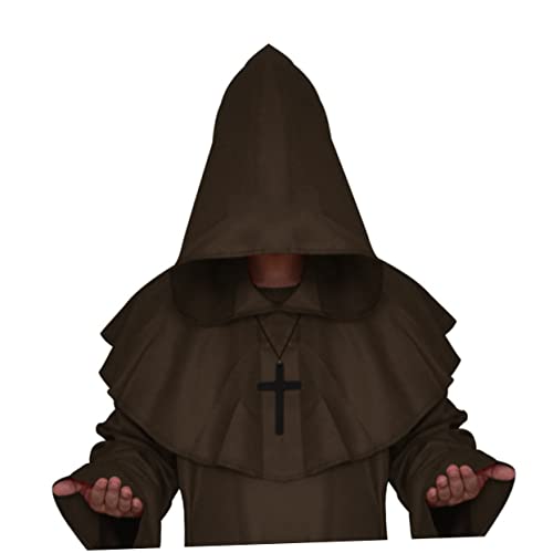 LIFKOME Mönche Uniform Cosplay halloween costume halloween kleidung halloween kostuem costume halloween Rollenspiel-Outfits Mittelalterliches Mönchskostüm Cosplay-Anzug Mönch Kostüm Coffee von LIFKOME