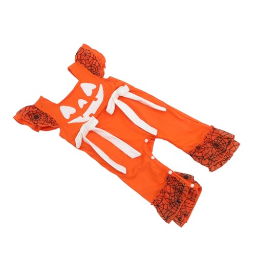 LIFKOME Neugeborenen Halloween Romper Bodysuit Ärmellos Kürbis Jumpsuit Kostüm Unisex Komfortabel Bewegungsfrei Einfacher Windelwechsel Festliches Halloween Outfit Mädchen Jungen LIFKOME Neugeborenen Halloween Romper Bodysuit Ärmellos Kürbis Jumpsuit Kostüm Unisex Komfortabel Bewegungsfrei Einfacher Windelwechsel Festliches Halloween Outfit Mädchen Jungen von LIFKOME