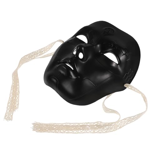 LIFKOME Steampunk Vollgesichtsmaske Für Partys Schwarze Mechanische Cyborg Maske Für Halloween Karnevalspartys Und Cosplay Events von LIFKOME