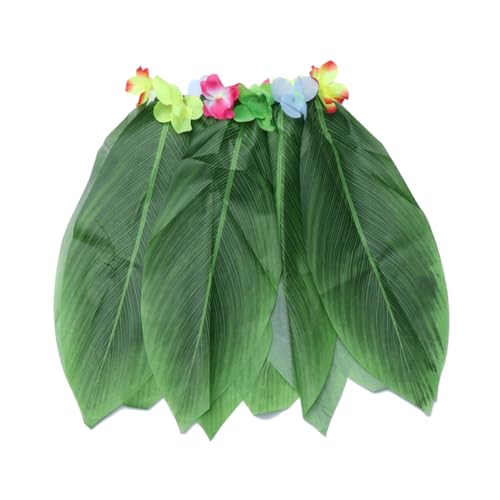 LIFKOME Strandtanzrock mottoparty hawaii Hawaiian themed party hula skirt hawaii kleidung Hawaiian apparel hawaii röcke Abend-Performance-Rock hawaiianische Partyartikel Green von LIFKOME