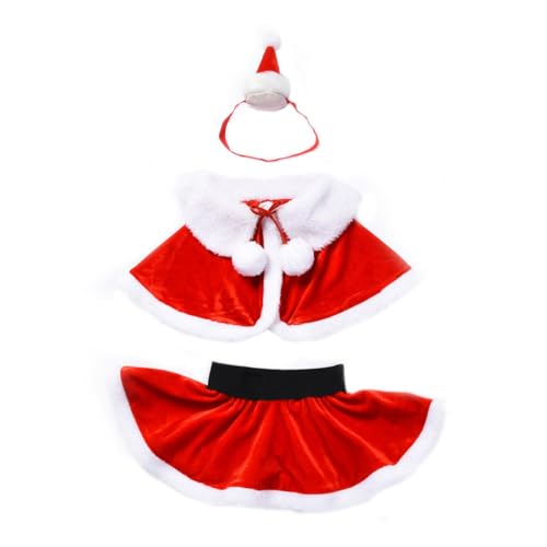 LIFKOME Weihnachtlicher Rock Für Cosplay Und Festliche Anlässe Roter Weihnachtsstoff Größe Ideal Für Weihnachtsfeiern Und Festliche Dekoration Perfekt Für Jeden Anlass von LIFKOME