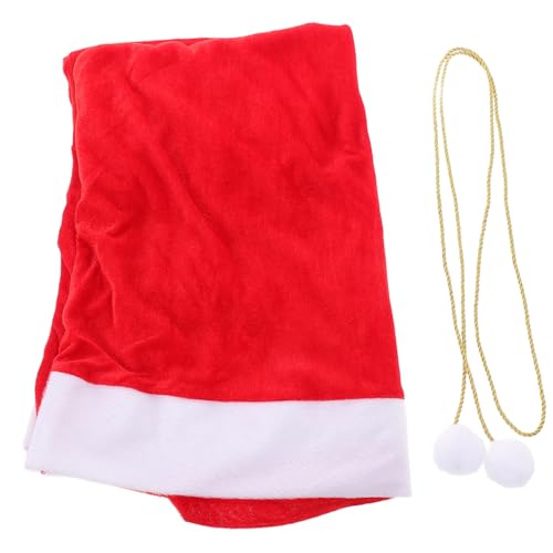 LIFKOME 70x50cm Große Weihnachtsmann-samt-süßigkeiten-tasche mit Kordelzug Weihnachtstasche für Die Feiertags-aufbewahrung und Verpackung von LIFKOME