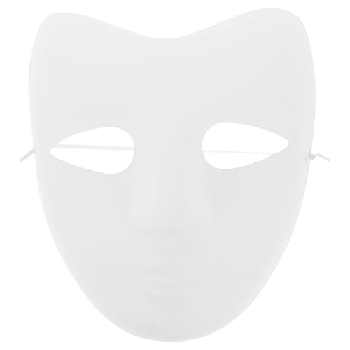 LIFKOME Weiße Schlichte Masken Selbstgemachte Maskerade Maske Gesichtsmaske Kostüm Unbemalte Maske Für Cosplay Und Karneval Partyzubehör von LIFKOME