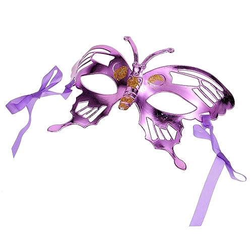 LIFKOME halloween masken halloweenmaske lustige karnevalsmaske tier masken Halloween-Party-Maske Maskerademaske für Erwachsene lustige Maske Cosplay-Maske Plastik Violett von LIFKOME