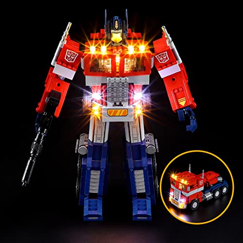 LIGHTAILING Licht-Set Für Lego 10302 Optimus-Prime - Led-Beleuchtungsset Kompatibel Mit Lego Bausteinen Modell - Modell Set Nicht Enthalten von LIGHTAILING