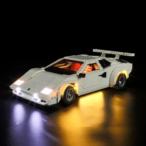 LIGHTAILING Licht-Set Für Lego-10337 Lamborghini Countach 5000 Quattrovalvole - Led-Beleuchtungsset Kompatibel Mit Lego Bausteinen Modell - Modell Set Nicht Enthalten LIGHTAILING Licht-Set Für Lego-10337 Lamborghini Countach 5000 Quattrovalvole - Led-Beleuchtungsset Kompatibel Mit Lego Bausteinen Modell - Modell Set Nicht Enthalten von LIGHTAILING
