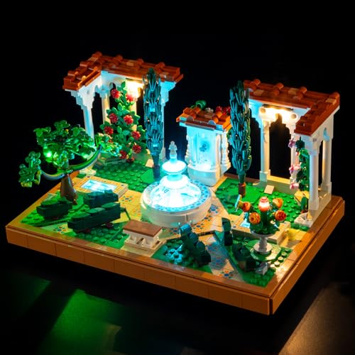 LIGHTAILING Licht-Set Für Lego-10359 Springbrunnengarten - Led-Beleuchtungsset Kompatibel Mit Lego Bausteinen Modell - Modell Set Nicht Enthalten von LIGHTAILING