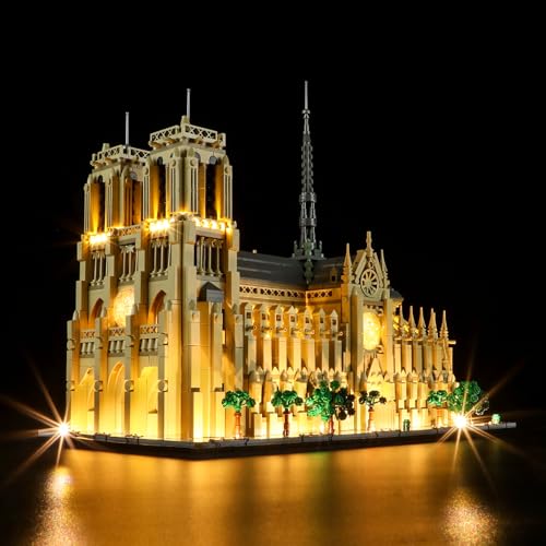 LIGHTAILING Licht-Set Für Lego-21061 Notre-Dame de Paris - Led-Beleuchtungsset Kompatibel Mit Lego Bausteinen Modell - Modell Set Nicht Enthalten von LIGHTAILING