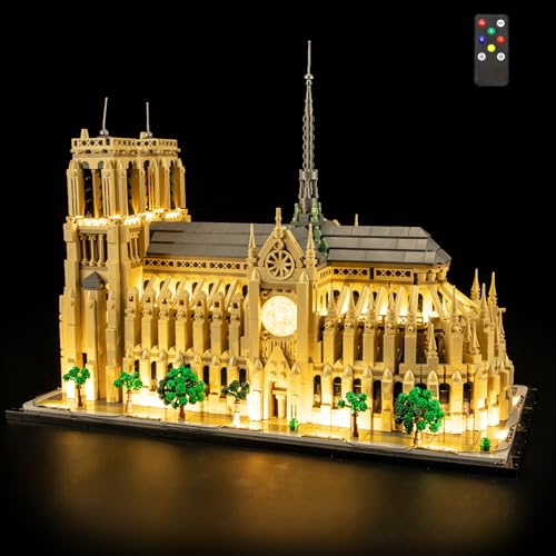 LIGHTAILING Licht-Set Für Lego-21061 Notre-Dame de Paris - Led-Beleuchtungsset Kompatibel Mit Lego Bausteinen Modell:Fernbedienungsversion - Modell Set Nicht Enthalten LIGHTAILING Licht-Set Für Lego-21061 Notre-Dame de Paris - Led-Beleuchtungsset Kompatibel Mit Lego Bausteinen Modell:Fernbedienungsversion - Modell Set Nicht Enthalten von LIGHTAILING