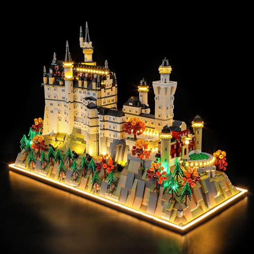 LIGHTAILING Licht-Set Für Lego-21063 Schloss Neuschwanstein - Led-Beleuchtungsset Kompatibel Mit Lego Bausteinen Modell - Modell Set Nicht Enthalten LIGHTAILING Licht-Set Für Lego-21063 Schloss Neuschwanstein - Led-Beleuchtungsset Kompatibel Mit Lego Bausteinen Modell - Modell Set Nicht Enthalten von LIGHTAILING