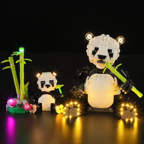 LIGHTAILING Licht-Set Für Lego-31165 Wilde Tiere: Pandafamilie - Led-Beleuchtungsset Kompatibel Mit Lego Bausteinen Modell - Modell Set Nicht Enthalten LIGHTAILING Licht-Set Für Lego-31165 Wilde Tiere: Pandafamilie - Led-Beleuchtungsset Kompatibel Mit Lego Bausteinen Modell - Modell Set Nicht Enthalten von LIGHTAILING
