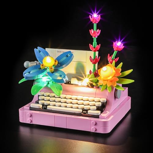 LIGHTAILING Licht-Set Für Lego-31169 Schreibmaschine mit Blumen - Led-Beleuchtungsset Kompatibel Mit Lego Bausteinen Modell - Modell Set Nicht Enthalten von LIGHTAILING