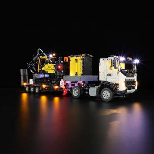 LIGHTAILING Licht-Set Für Lego-42175 Volvo FMX-LKW mit EC230-Electric-Raupenbagger - Led-Beleuchtungsset Kompatibel Mit Lego Bausteinen Modell - Modell Set Nicht Enthalten von LIGHTAILING