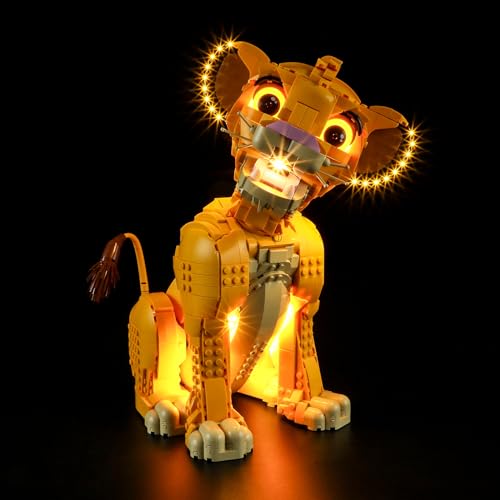 LIGHTAILING Licht-Set Für Lego-43247 Simba, der Junge König der Löwen - Led-Beleuchtungsset Kompatibel Mit Lego Bausteinen Modell - Modell Set Nicht Enthalten von LIGHTAILING