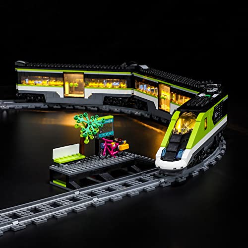 LIGHTAILING Licht-Set Für Lego 60337 Personen-Schnellzug - Led-Beleuchtungsset Kompatibel Mit Lego Bausteinen Modell - Modell Set Nicht Enthalten von LIGHTAILING