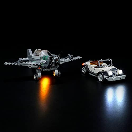 LIGHTAILING Licht-Set Für Lego- 77012 Flucht vor dem Jagdflugzeug - Led-Beleuchtungsset Kompatibel Mit Lego Bausteinen Modell - Modell Set Nicht Enthalten von LIGHTAILING