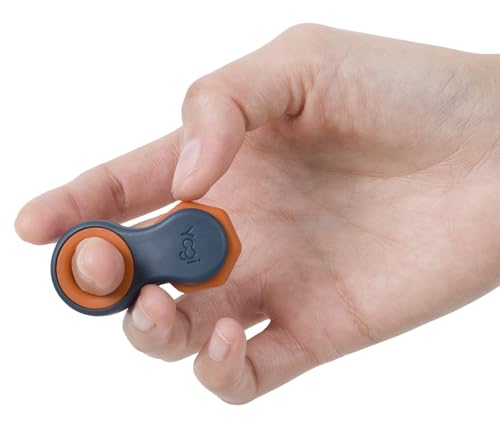 Yogi Fidget-Spielzeug, Fidget-Spinner für Erwachsene, Linderung von Angstzuständen, perfekt für ADHD, ADD und Autismus, leises Fidget-Spielzeug für Erwachsene und Kinder, fünf Ringgrößen– Supernova von LIGHTBULB IDEAS