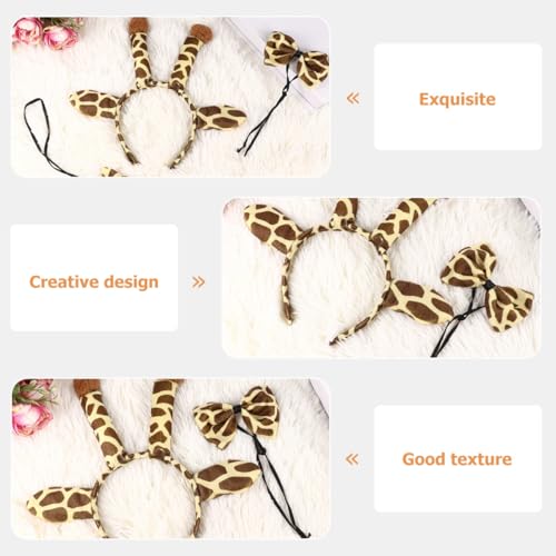 LIGIGWASH Giraffen Kostüm mit Robustem Stirnband Dekorativen Ohren und Niedliches Tierkostüm für Junge Mädchen für Kindergarten Fasching Karneval und Mottopartys LIGIGWASH Giraffen Kostüm mit Robustem Stirnband Dekorativen Ohren und Niedliches Tierkostüm für Junge Mädchen für Kindergarten Fasching Karneval und Mottopartys von LIGIGWASH