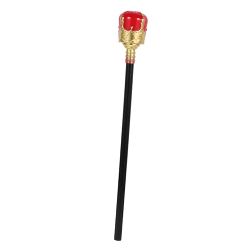 LIGIGWASH Halloween King Cosplay Zubehör Königlicher Handstab Requisit Kostüm Halloween Party Dekoration Langlebiger Plastik Zauberstab LIGIGWASH Halloween King Cosplay Zubehör Königlicher Handstab Requisit Kostüm Halloween Party Dekoration Langlebiger Plastik Zauberstab von LIGIGWASH
