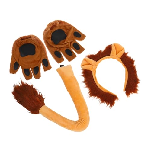 LIGIGWASH Halloween Löwenkleid Plüsch Löwen Verkleidungs Stirnband Löwen Stirnband Kostüm Accessoire Cosplay Verkleidung Und LIGIGWASH Halloween Löwenkleid Plüsch Löwen Verkleidungs Stirnband Löwen Stirnband Kostüm Accessoire Cosplay Verkleidung Und von LIGIGWASH