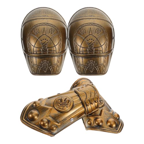 LIGIGWASH Mittelalterliches Rüstungsset mit Verstellbaren Schulterpanzern und Armschienen Atmungsaktiv und Bequem Sicher für Rollenspiel und Halloween Kostüm Zubehör LIGIGWASH Mittelalterliches Rüstungsset mit Verstellbaren Schulterpanzern und Armschienen Atmungsaktiv und Bequem Sicher für Rollenspiel und Halloween Kostüm Zubehör von LIGIGWASH