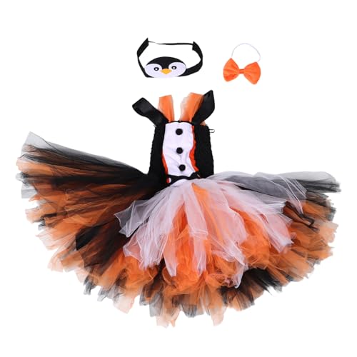 LIGIGWASH Niedliches Pinguin Tutu Kleid mit Stirnband und Fliege Leichtes Tierkostüm für Waschbar Vielseitig für Halloween Geburtstag Tierparty und Bühnenauftritte Jahre LIGIGWASH Niedliches Pinguin Tutu Kleid mit Stirnband und Fliege Leichtes Tierkostüm für Waschbar Vielseitig für Halloween Geburtstag Tierparty und Bühnenauftritte Jahre von LIGIGWASH