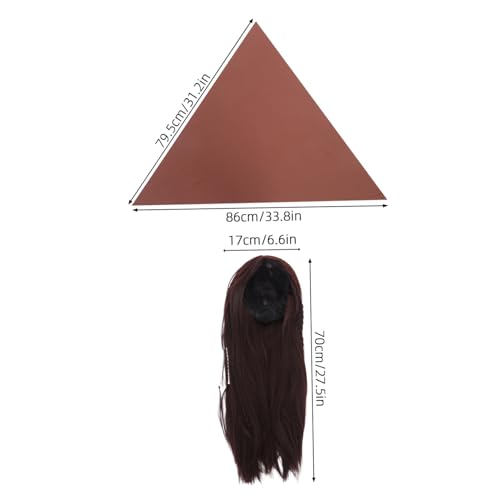 LIGIGWASH Piraten-Cosplay-perücke Braun mit Kopftuch Unisex für Halloween Kostüm Party Bühne Verkleidung Zubehör für Männer Frauen LIGIGWASH Piraten-Cosplay-perücke Braun mit Kopftuch Unisex für Halloween Kostüm Party Bühne Verkleidung Zubehör für Männer Frauen von LIGIGWASH