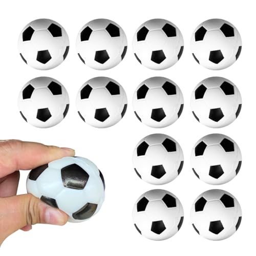 12 Stück Schaumstoffball Softball Fußball Mini Fussball Schaumstoffball Football Antistressball Kinder Kleiner Schaumstoff Ball Klein Softbälle Stressball Schaumstoffbälle Stressbälle Weich Fußbälle von LILIKAI