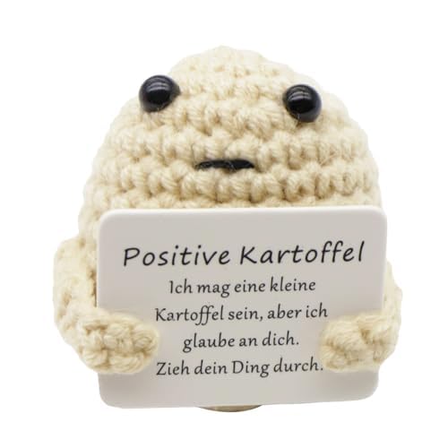 Positive Potato,Geschenke für Frauen,Beste Freundin Geschenke,Büro Gadgets,Pocket Hug Kleine Doll,Kollegen Abschiedsgeschenk,Dankeschön Frau Gifts,Lustig Deutsch Aufmunterung Kleinigkeit,Mutmacher von LILIKAI