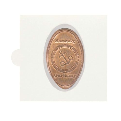 LINDNER Das Original HARTBERGER Münzrähmchen mit ovalem Ausschnitt 38 x 24 mm für Pressed Pennies, zum Heften, 1000er-Packung von LINDNER Das Original