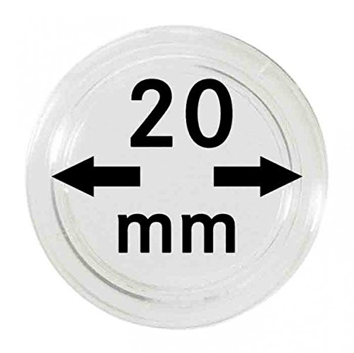 LINDNER Das Original Münzkapseln Innen-Ø 20 mm, 10er-Packung von LINDNER Das Original