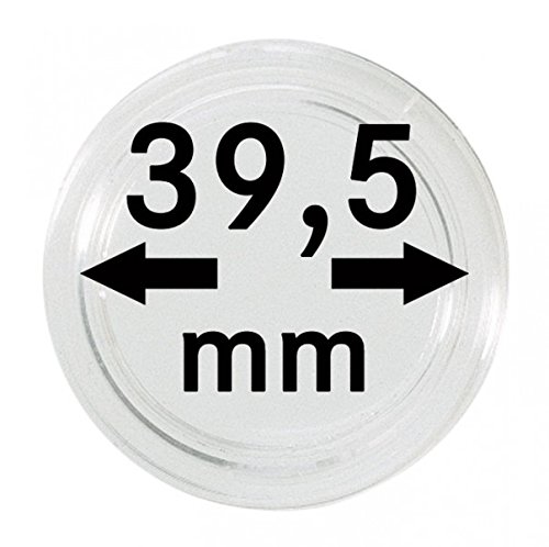 LINDNER Das Original Münzkapseln Innen-Ø 39,5 mm, 100er-Packung von LINDNER Das Original