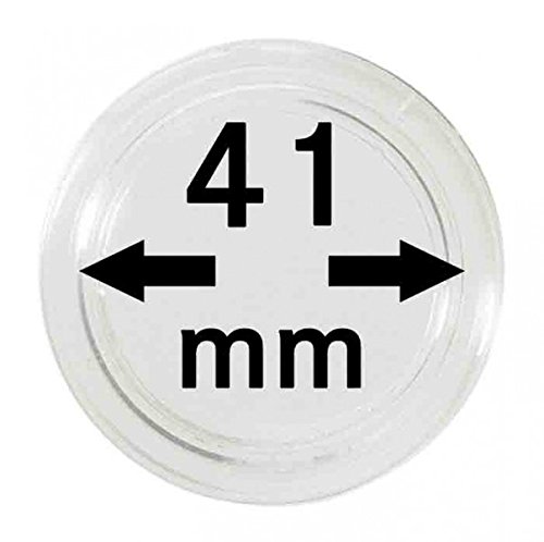 LINDNER Das Original Münzkapseln Innen-Ø 41 mm, 10er-Packung von LINDNER Das Original