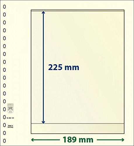 LINDNER Das Original T-Blanko-Blätter mit 1 Tasche: 225 mm - 10er-Packung von LINDNER Das Original