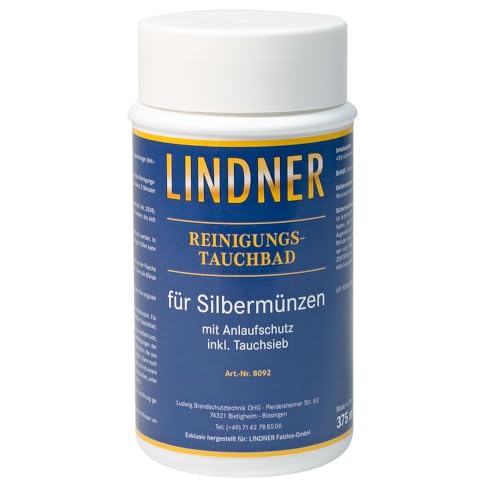 LINDNER Tauchbad für Silbermünzen, 375 ml von LINDNER Das Original