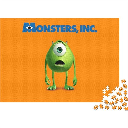 1000 Teile Puzzles für Erwachsene Monsters, Inc. Puzzles für Erwachsene Holzpuzzles Erwachsene Puzzles Geschenke (75x50cm) von LINGOLSN