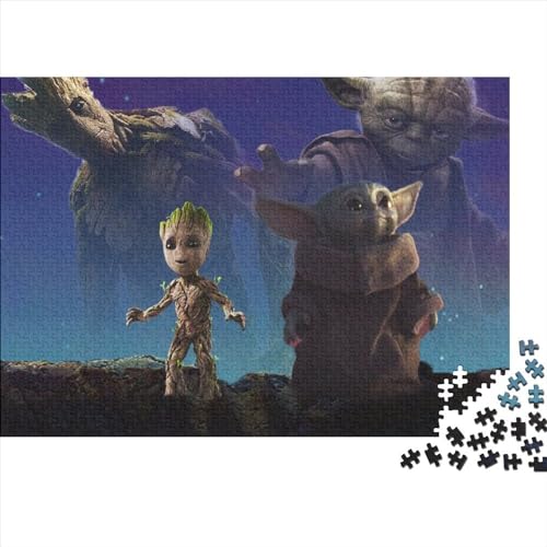 300-teiliges Puzzle, Groot-Puzzles für Erwachsene und Kinder, Holzpuzzle, Spielzeug, Denkspiel (40x28cm) von LINGOLSN