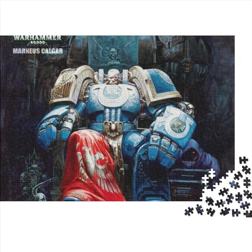 500 Teile Puzzle Warhammer 40 Puzzle für Erwachsene Kinder Spielzeug Geschenke Puzzle Kreative Puzzles Wanddekoration (52x38cm) von LINGOLSN