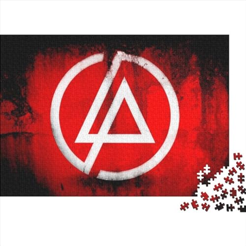 Linkin Park-Puzzles für Erwachsene, 1000-teilige Puzzles für Erwachsene, Puzzles aus Holz, kreativ für Erwachsene, herausforderndes Spiel (75x50cm) von LINGOLSN