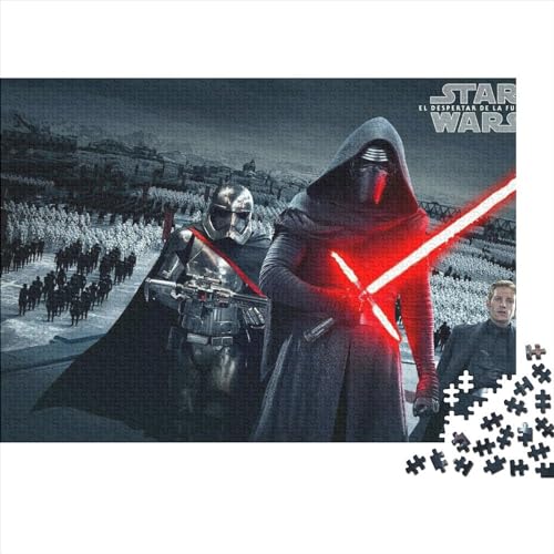 Puzzle Star Wars 1000 Teile Puzzles für Erwachsene für Kinder ab 12 Jahren, Holzpuzzles, lustige Puzzlespiele (75x50cm) von LINGOLSN